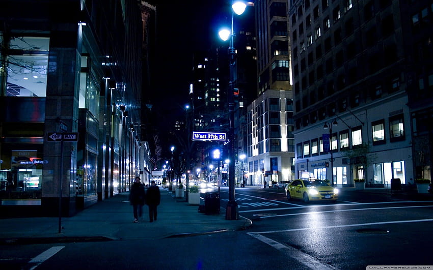 10 Top City Street Night FULL 1920×1080 Per PC, notte estetica pc Sfondo HD