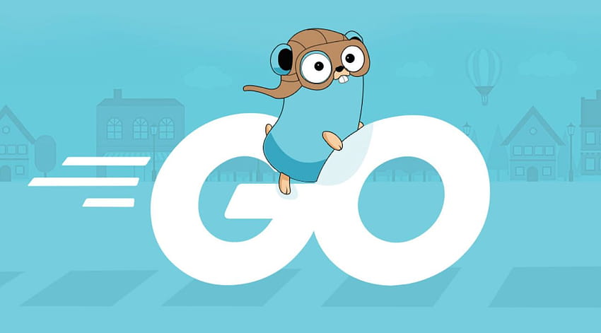 Go, auch bekannt als Golang, ist eine kompilierte und statisch typisierte Open-Source-Programmiersprache, die 2020 unter HD-Hintergrundbild