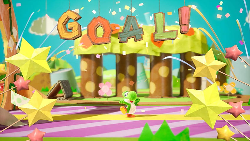 Yoshi's Crafted World demo is out now, and will give you one level, yoshis crafted world HD wallpaper