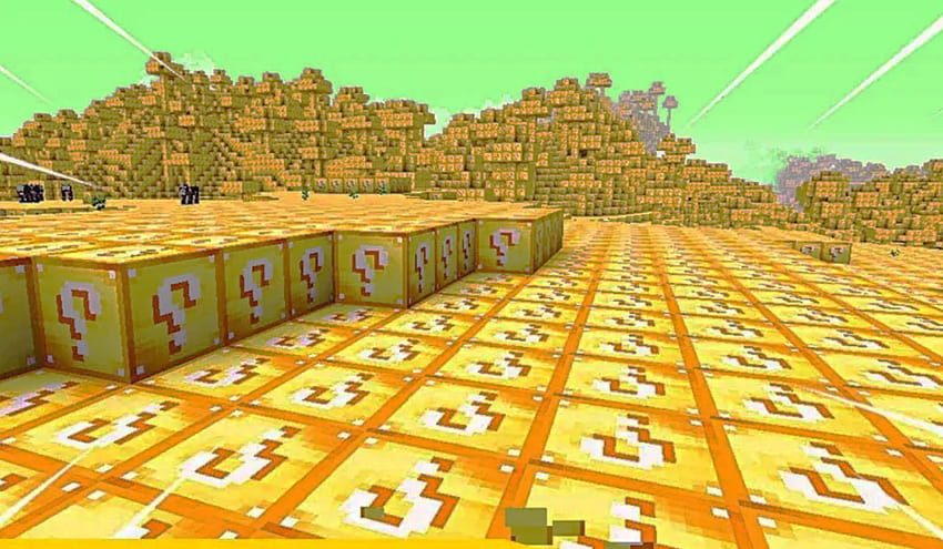 Lucky Block MOD para Minecraft PE papel de parede HD