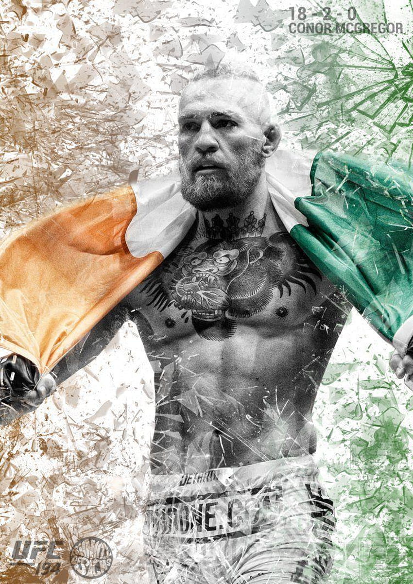 Дизайн на плакат на Conor McGregor от MrTriiniity HD тапет за телефон