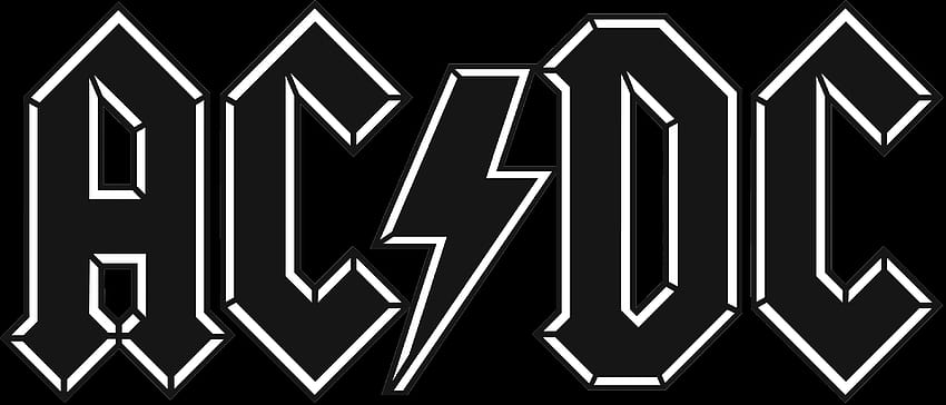 Música AC DC, logotipo acdc papel de parede HD