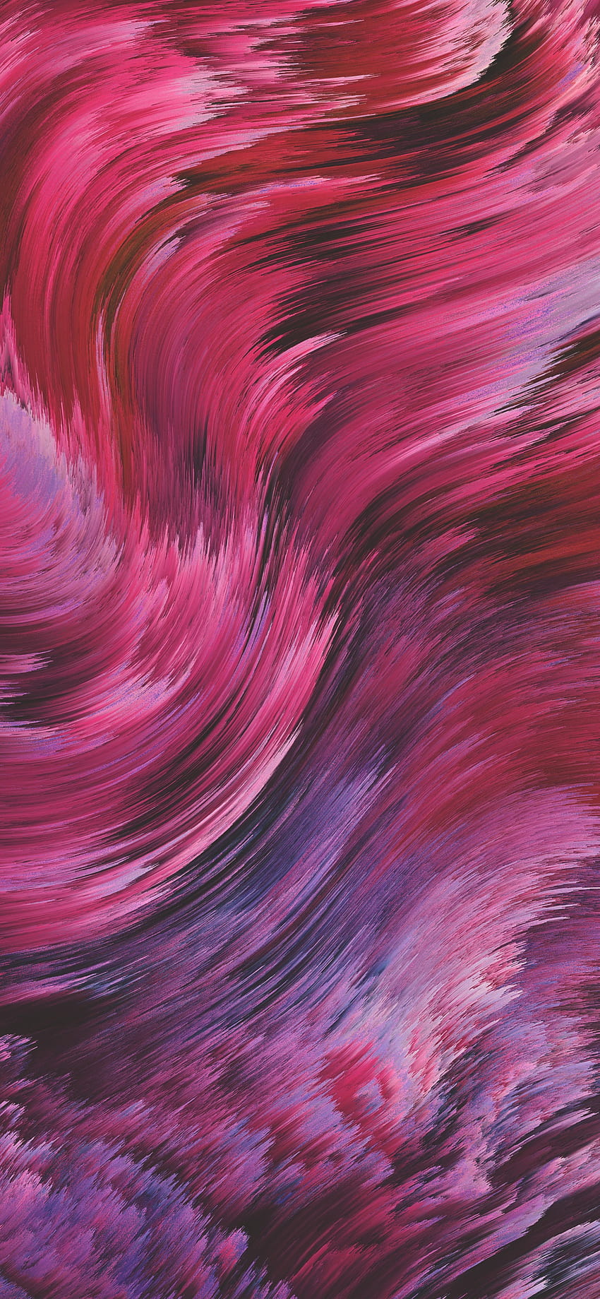Glitch-Kunst, Weltraumkunstwerk, Lebendig, Pixel, Rosa, Abstrakt, rosa iPhone 13 HD-Handy-Hintergrundbild