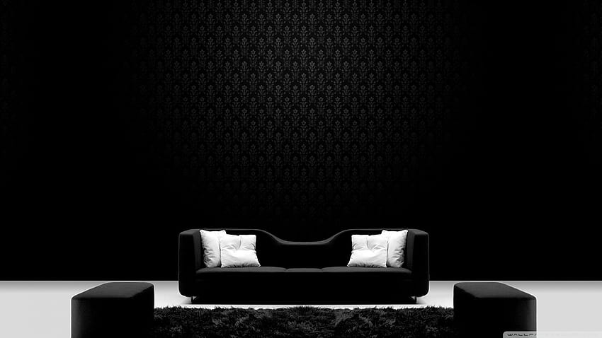 Black Interior Design ❤ for Ultra TV, black design HD wallpaper