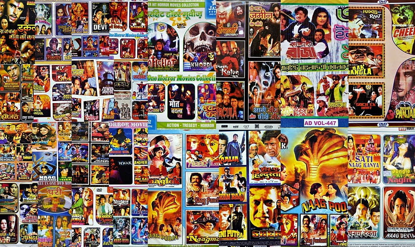 Collage di film di Bollywood, poster di Bollywood Sfondo HD