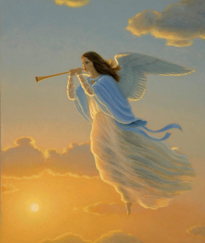 40 Anioły w niebie pomysły, niebiańskie anioły Tapeta na telefon HD