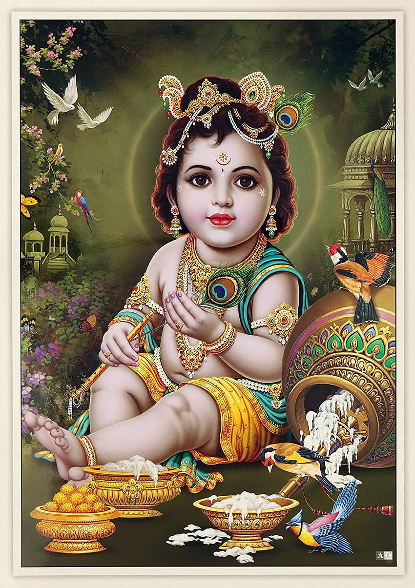 Avercart Lord Krishna, baby krishna HD phone wallpaper