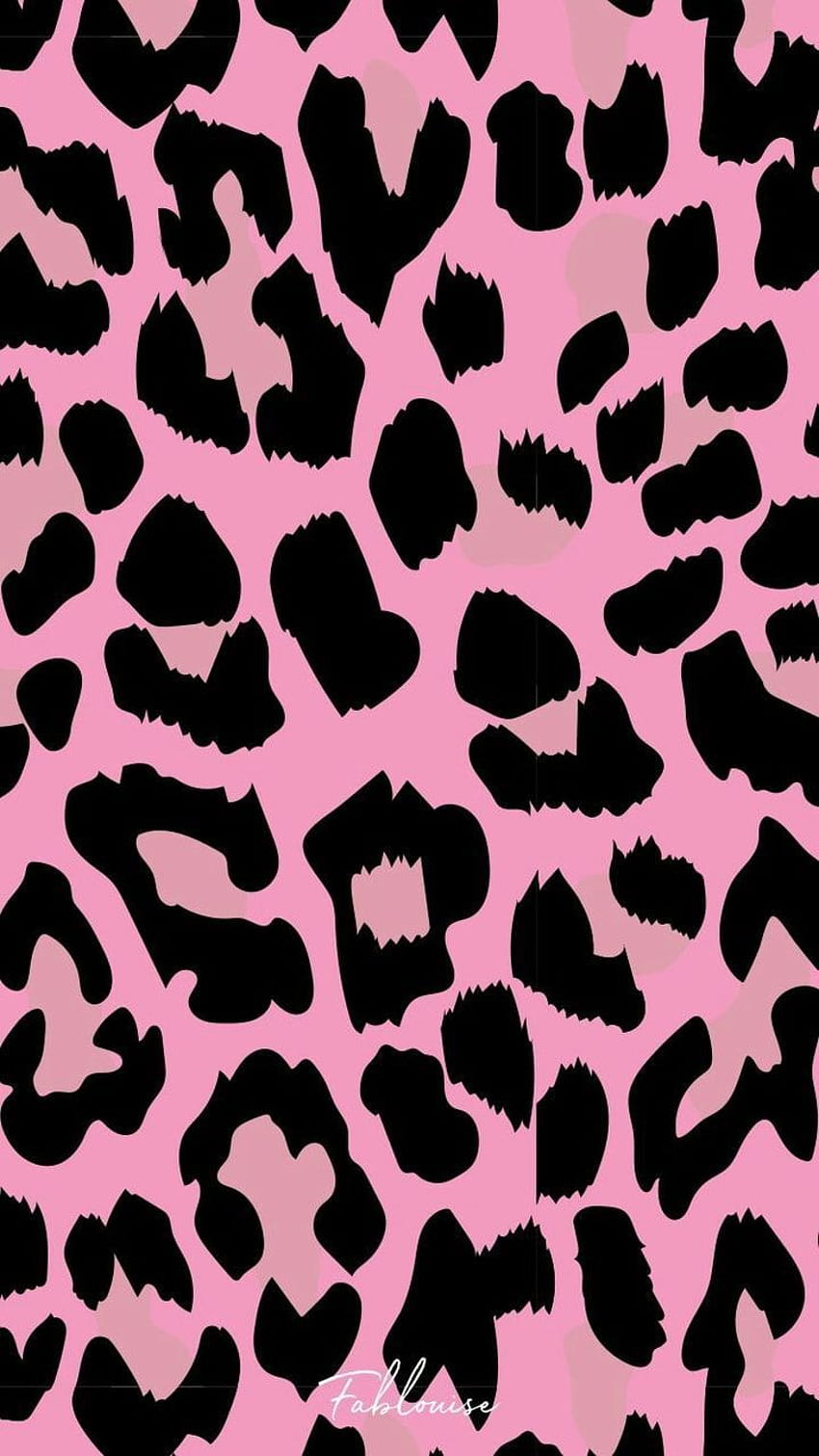 Estampado de leopardo rosa, guepardo rosa fondo de pantalla del teléfono
