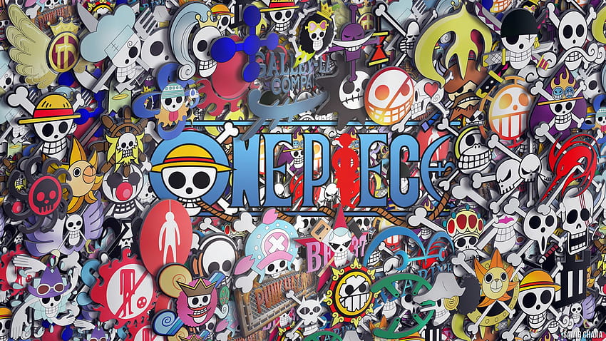 one piece pirates logo one piece anime 1920x1080 a415 [1920x1080] for your , Mobile & Tablet, one piece scenery HD wallpaper