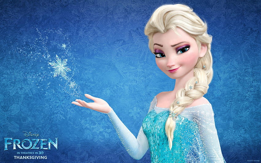 Ratu Salju Elsa dalam Beku Wallpaper HD