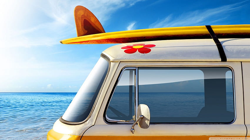 Beach Cool Vans, życie vana Tapeta HD