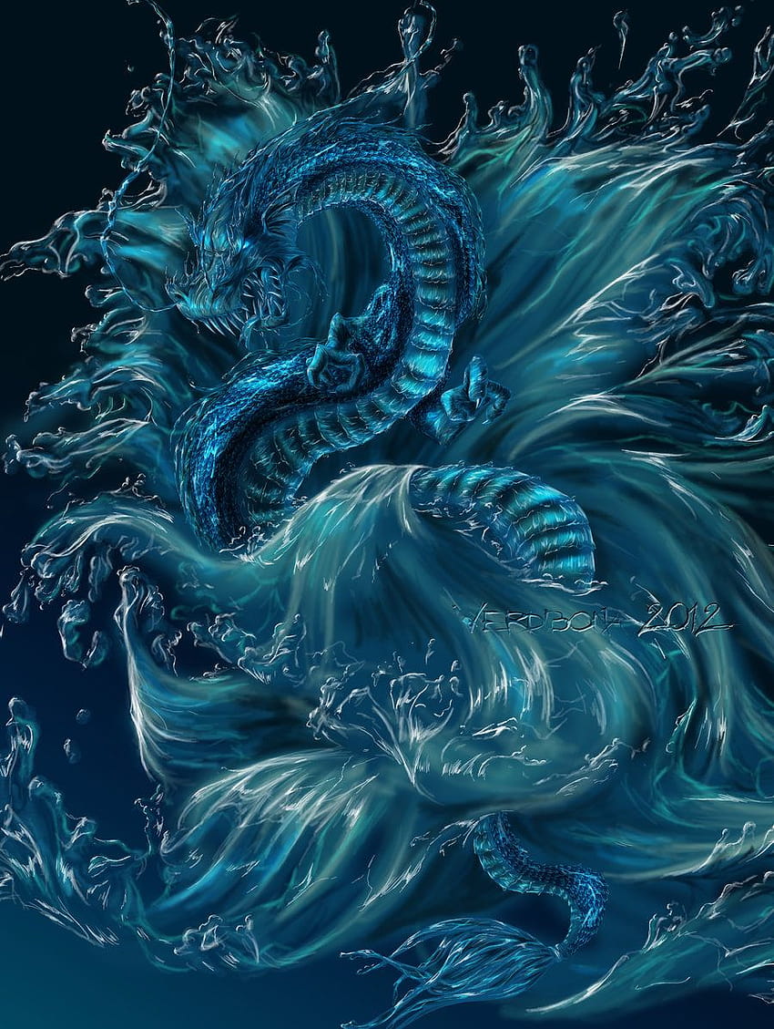 Water Dragon Pack, by Jackie Vick, 03.26.15, water power chinese dragon HD phone wallpaper