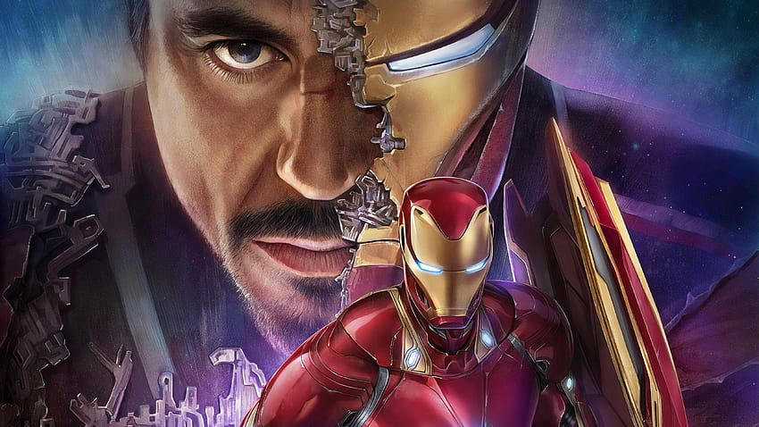 Tony Stark Iron Man HD wallpaper