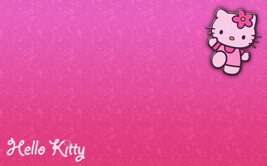 Pink Hello Kitty HD wallpaper