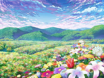 Anime Flowers GIFs  Tenor