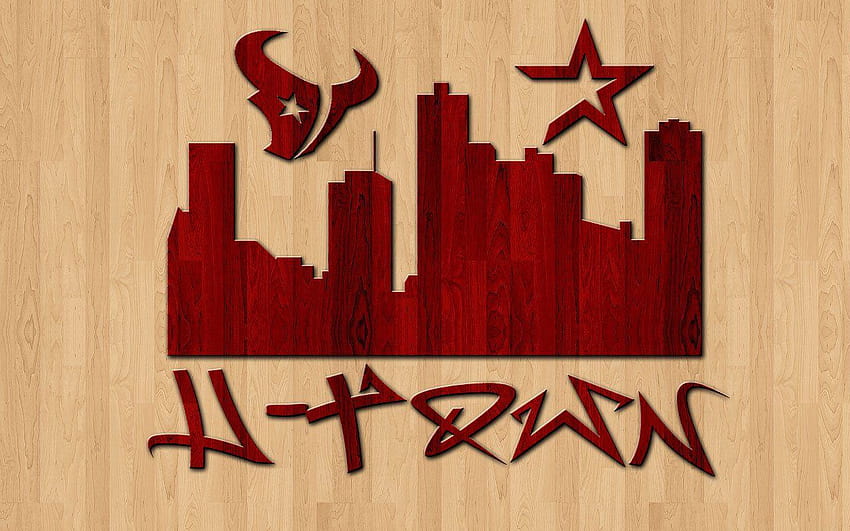 Screwstonn tx  Houston skyline City skylines game Houston art