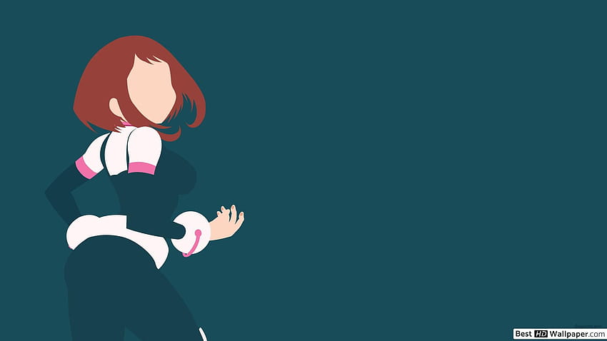 My hero academia, uraraka minimalist HD wallpaper