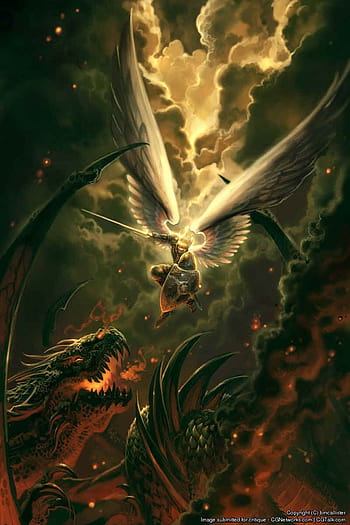 A&D The Game Two Steps from Hell Archangel Wallpaper Modern Poster Art  Canvas Painting for Living Room Décor 40x60 40x80 40x100 cm No Frame :  Amazon.de: DIY & Tools