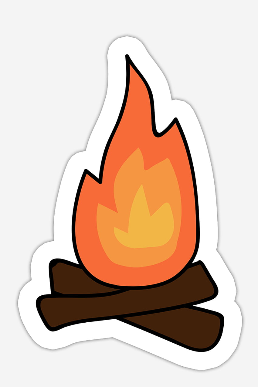 Campfire Sticker by andro HD phone wallpaper