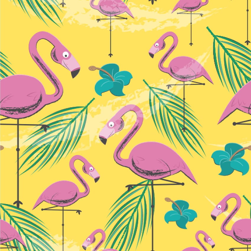 Pink Flamingo & Surface Covering, easter flamingos HD phone wallpaper