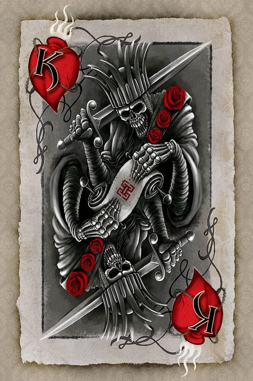 10 Best king of hearts tattoo ideas  king of hearts tattoo heart tattoo  card tattoo