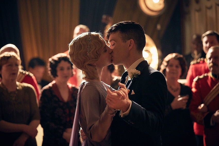 Grace and Tommy Shelby on their wedding day. PB., grace burgess HD wallpaper