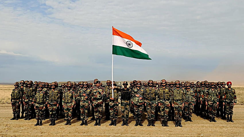 Indian Army Flag Full, indian army day HD wallpaper