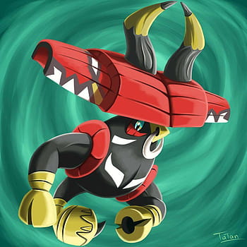 tapu koko (pokemon) drawn by chorefuji