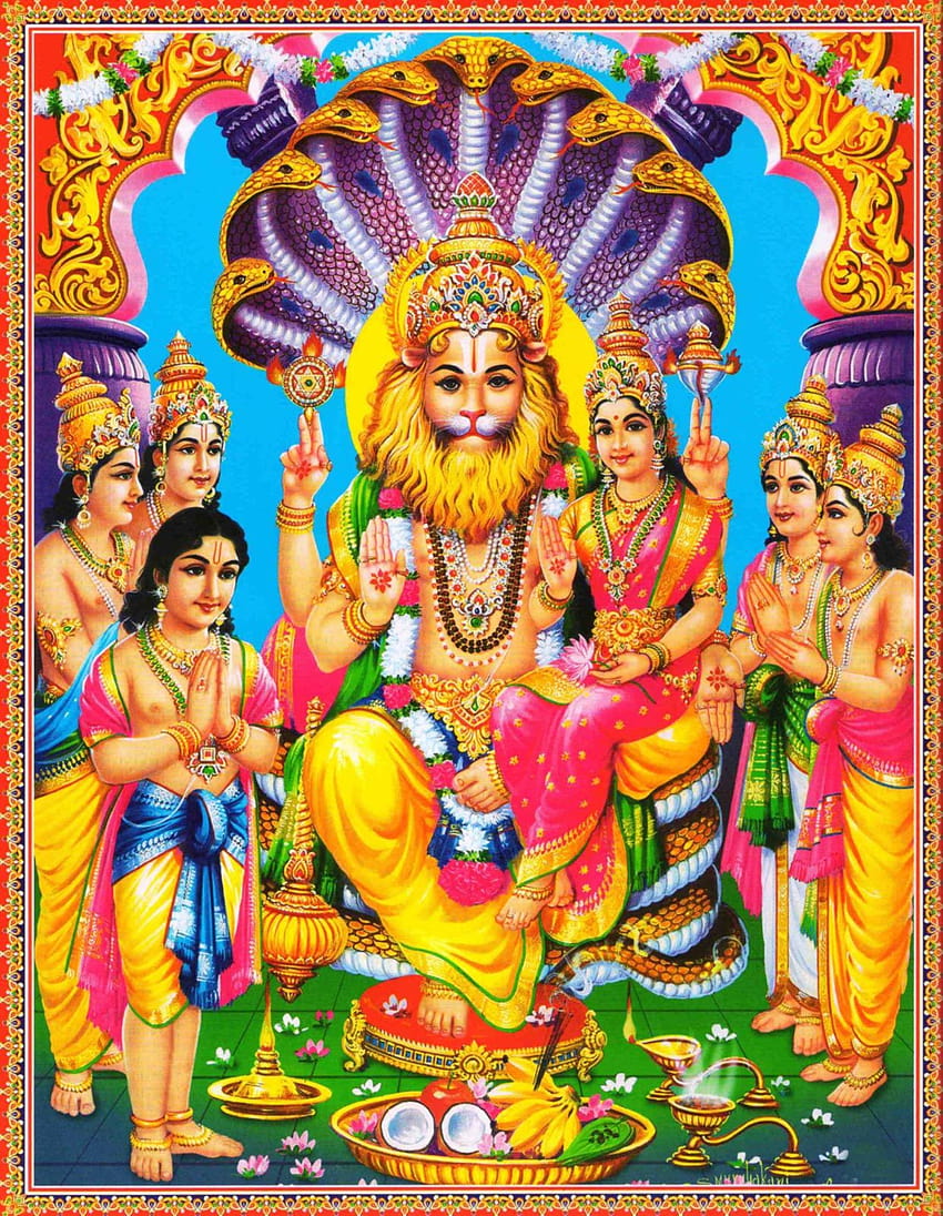 Best 4 Narasimha on Hip, lakshmi narasimha HD phone wallpaper