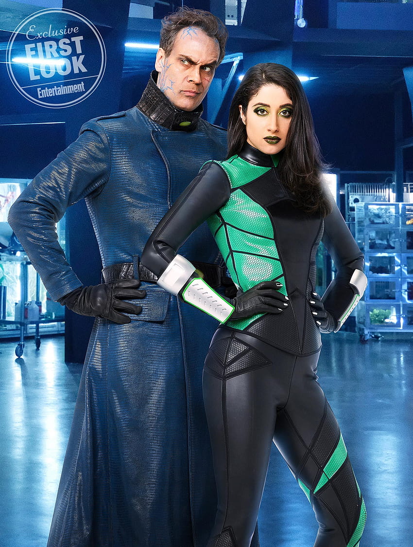 See what Dr. Drakken and Shego look like in Disney's live, action movie villains HD phone wallpaper