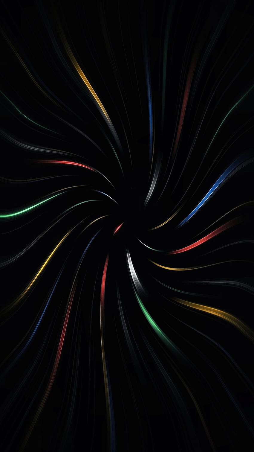 Streszczenie: żywe kontrastujące kolory [paczka 3] w ciemnym kolorze androida Tapeta na telefon HD