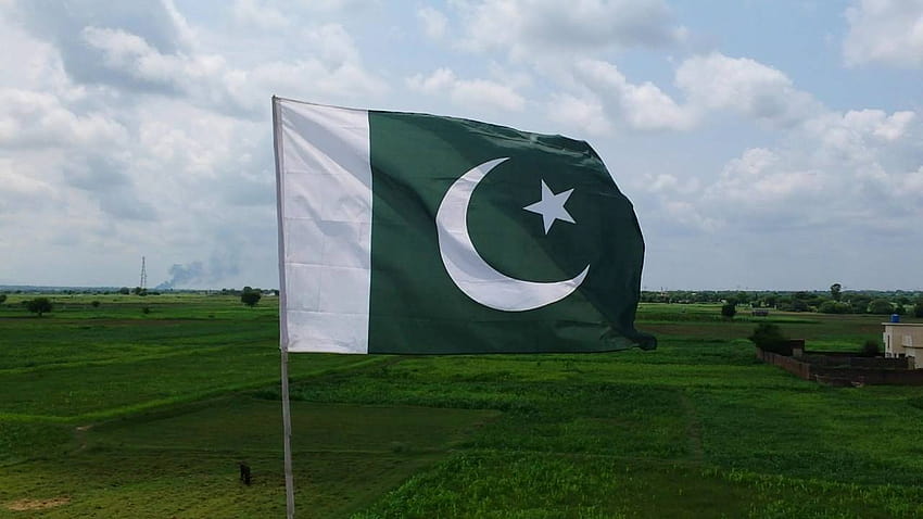 pakistanische Flagge HD-Hintergrundbild