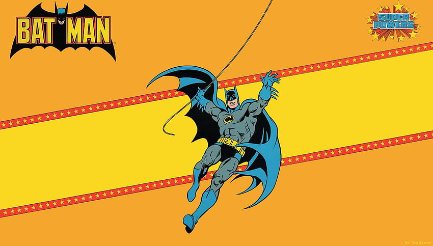 Super powers Batman based on a coloring book cover HD wallpaper
