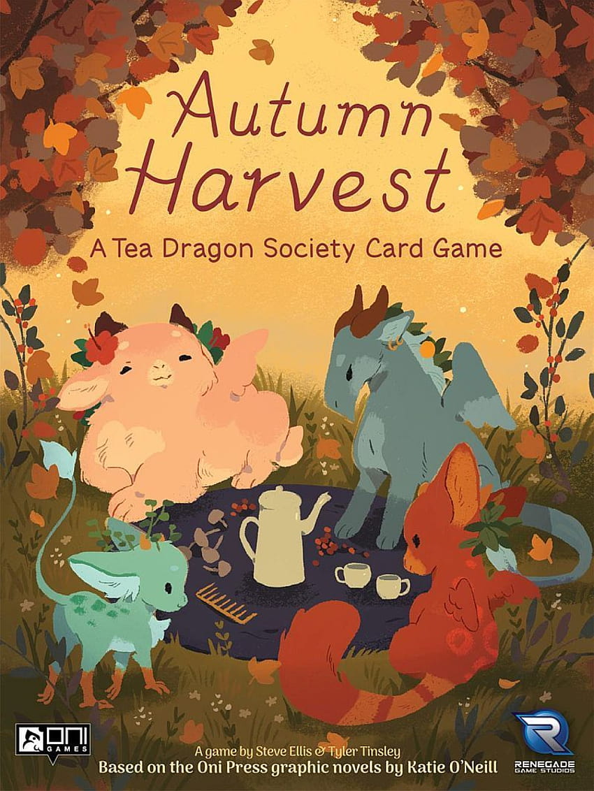 Autumn Harvest: A Tea Dragon Society Game, обществото на чайния дракон HD тапет за телефон