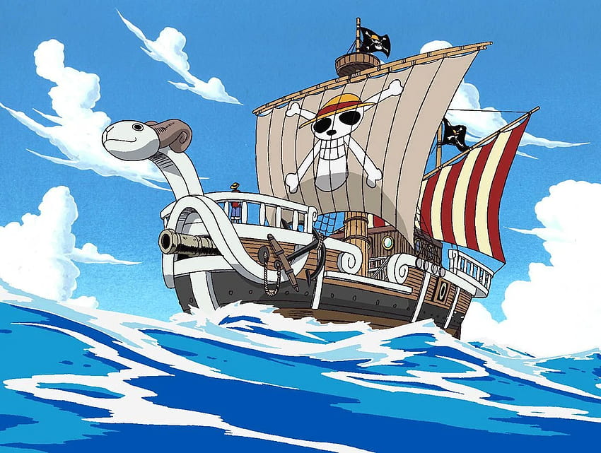 anime one piece boat, one piece ship HD wallpaper