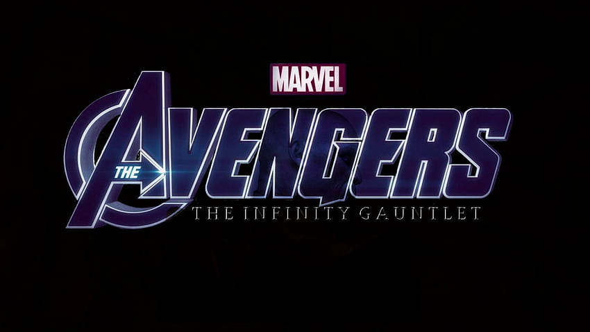 Logotipo de Marvel's Avengers: The Infinity Gauntlet por TheDarkRinnegan en, logotipo de avenger fondo de pantalla
