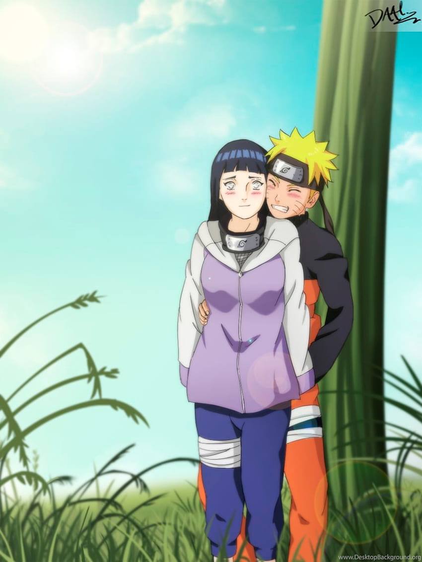 Naruto and Hinata, aesthetic, anime, anime edit, chill, naruhina, naruto  hinata, HD phone wallpaper