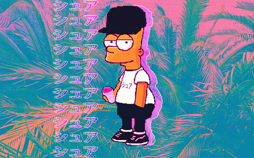 Cool Bart Top Cool Bart Backgrounds Juice Wrld Bart Simpson Hd