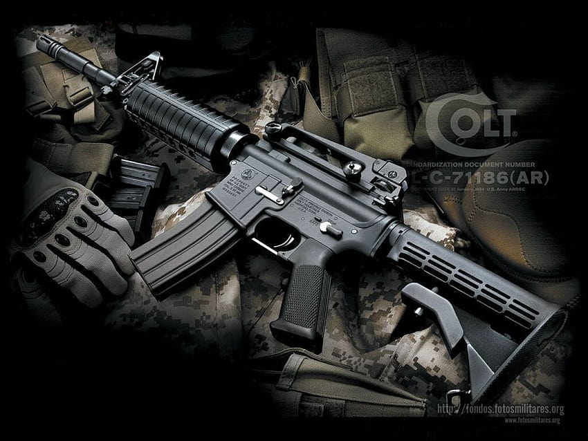 5 Colt-Schusswaffen HD-Hintergrundbild