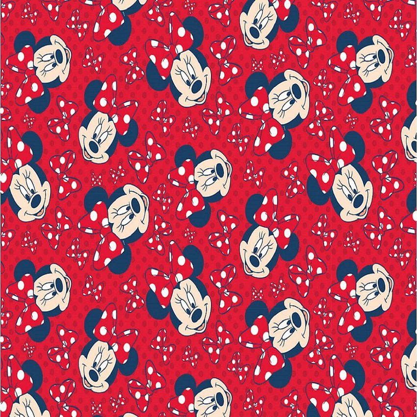 Disney Minnie Fiocco Rosso 70 Sfondo del telefono HD