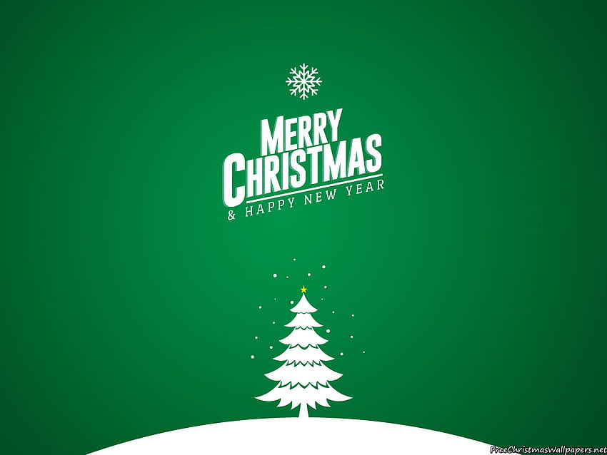 Feliz cartão de árvore de Natal 1, logotipos de feliz natal papel de parede HD
