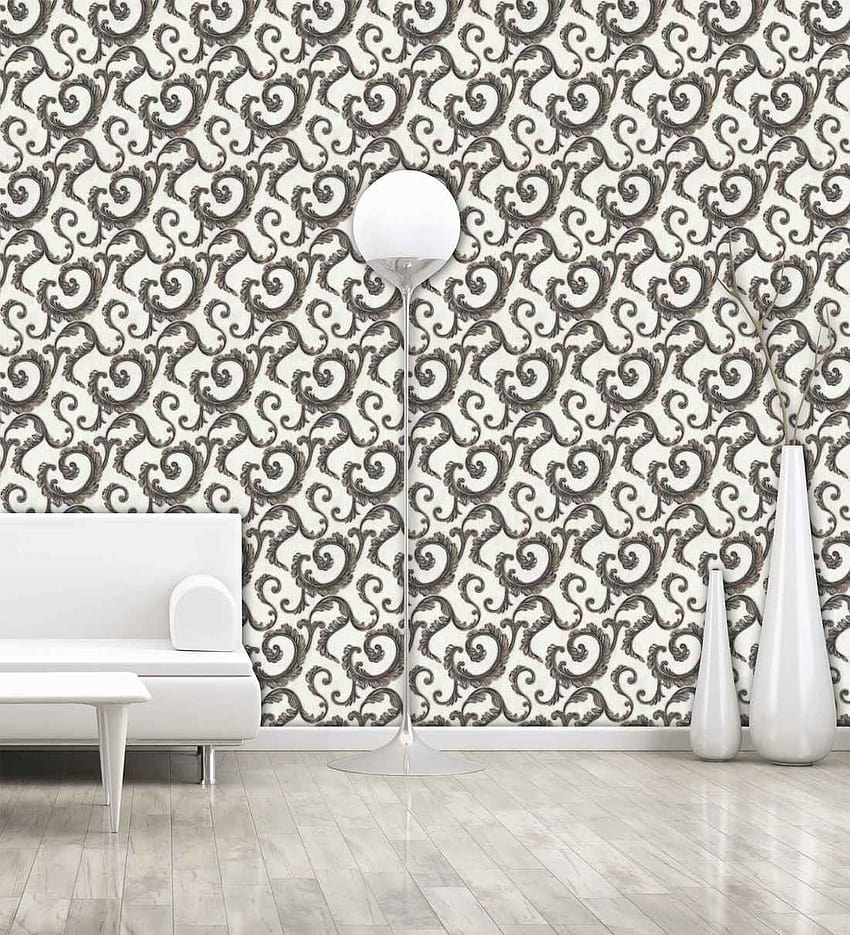 Buy Cream PVC Vinyl Decorative With Floral Pattern by HD phone wallpaper