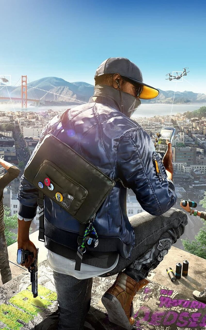 800x1280 Watch Dogs 2 Nexus 7 ...qwalls, watch dogs android HD phone wallpaper