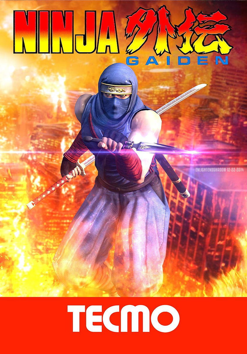 NES Ninja Gaiden Cover by EnlightendShadow, ninja gaiden ryu hayabusa nes แฟนอาร์ต วอลล์เปเปอร์โทรศัพท์ HD