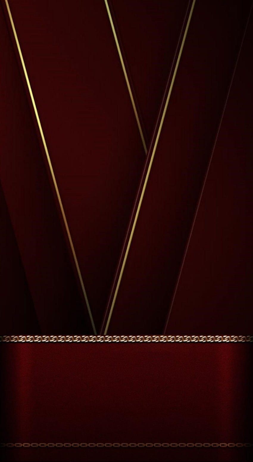 Burgundy with Gold Trim HD phone wallpaper