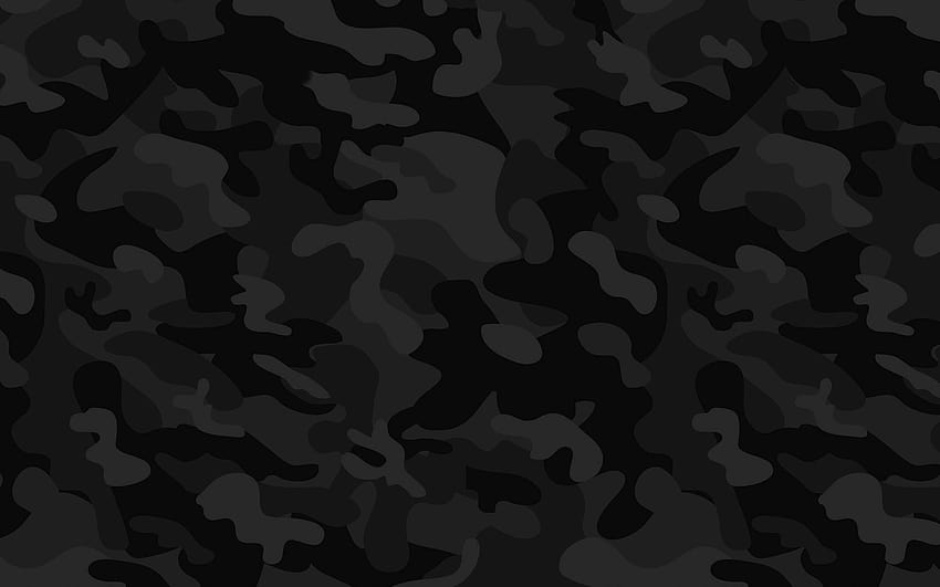 camuflagem preta papel de parede HD