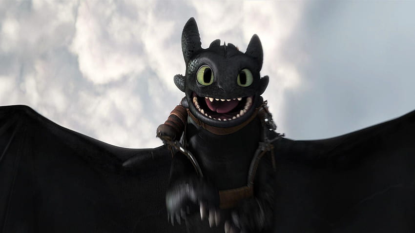 toothless dragon smiling