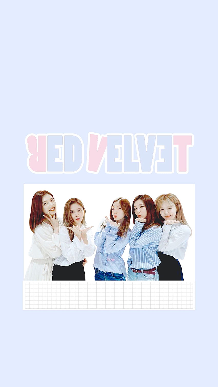 Red Velvet Pastel, red velvet logo HD phone wallpaper