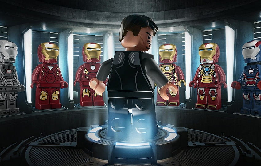 toys, LEGO, heroes, figures, Lego, Iron man 3, Iron man 3, Marvel superheroes , section разное, marvel lego HD wallpaper
