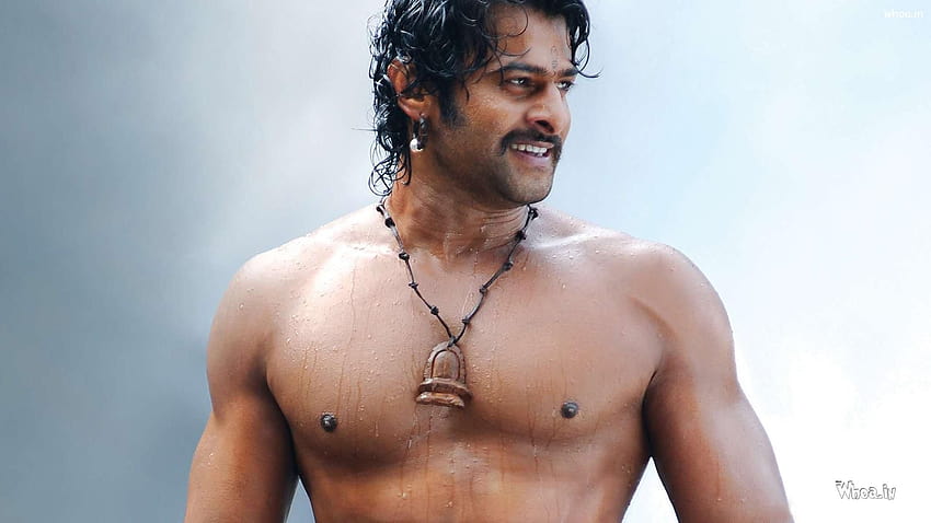 Prabhas Face Closeup With Six Pack Body In Baahubali The Beginning HD wallpaper